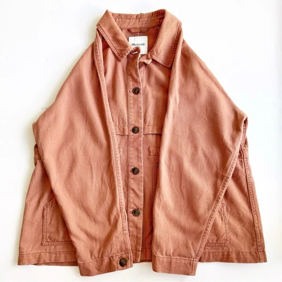 Madewell Ashgrove Chore Jacket in Warm Umber - Picture 5 of 7
